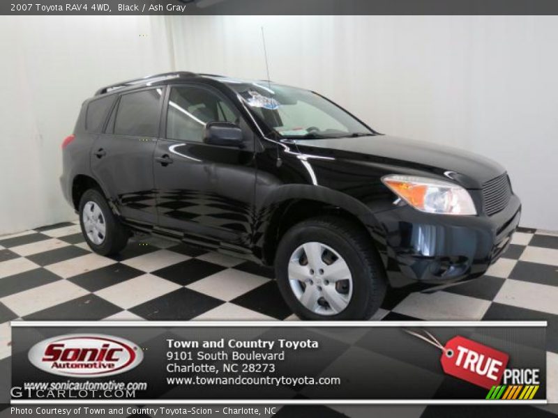 Black / Ash Gray 2007 Toyota RAV4 4WD