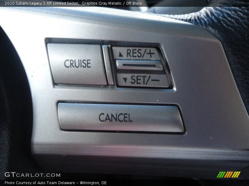 Controls of 2010 Legacy 3.6R Limited Sedan
