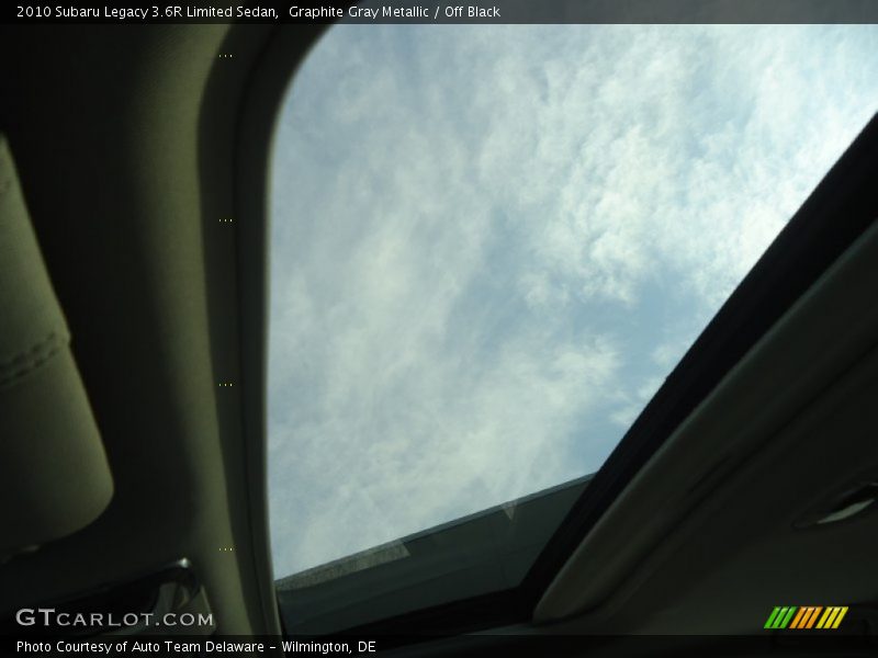 Graphite Gray Metallic / Off Black 2010 Subaru Legacy 3.6R Limited Sedan