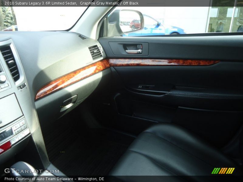 Graphite Gray Metallic / Off Black 2010 Subaru Legacy 3.6R Limited Sedan
