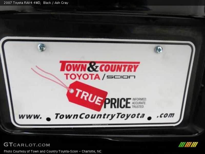 Black / Ash Gray 2007 Toyota RAV4 4WD