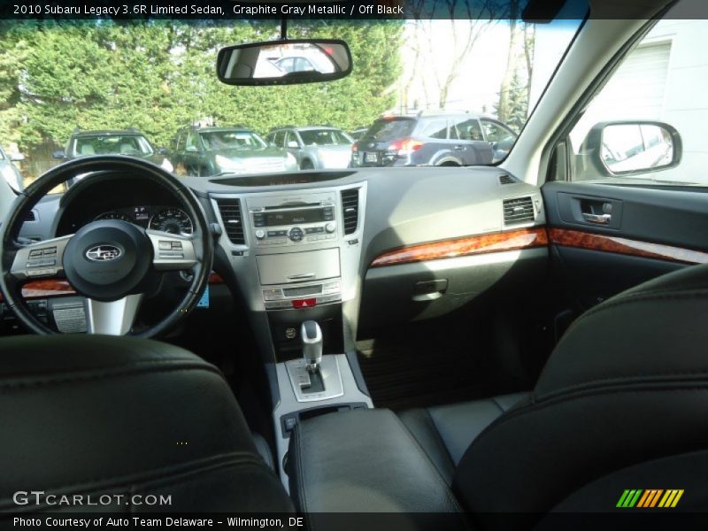 Graphite Gray Metallic / Off Black 2010 Subaru Legacy 3.6R Limited Sedan