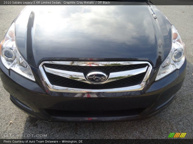 Graphite Gray Metallic / Off Black 2010 Subaru Legacy 3.6R Limited Sedan