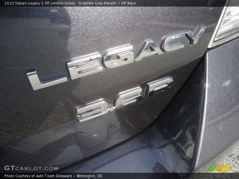 Graphite Gray Metallic / Off Black 2010 Subaru Legacy 3.6R Limited Sedan