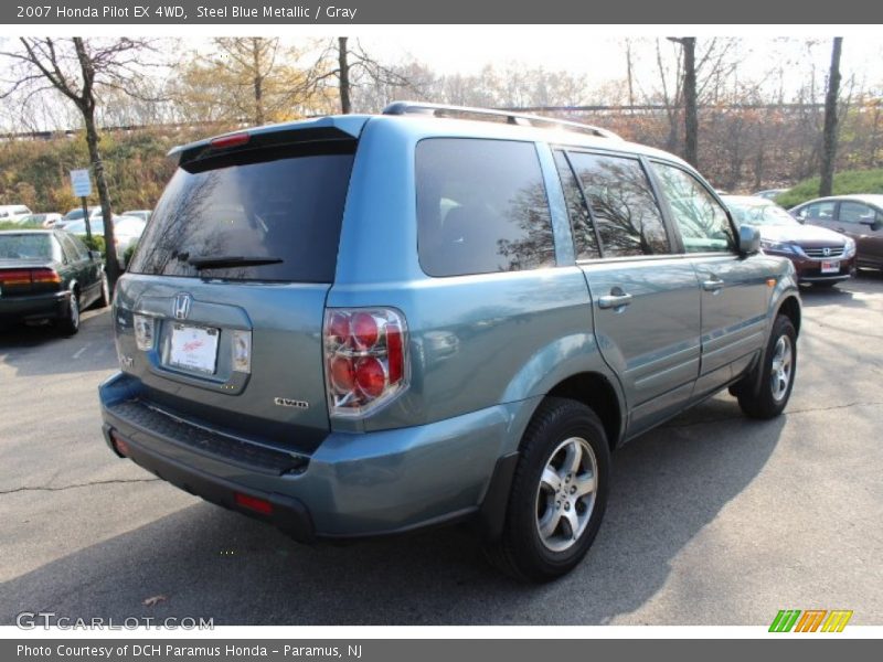 Steel Blue Metallic / Gray 2007 Honda Pilot EX 4WD