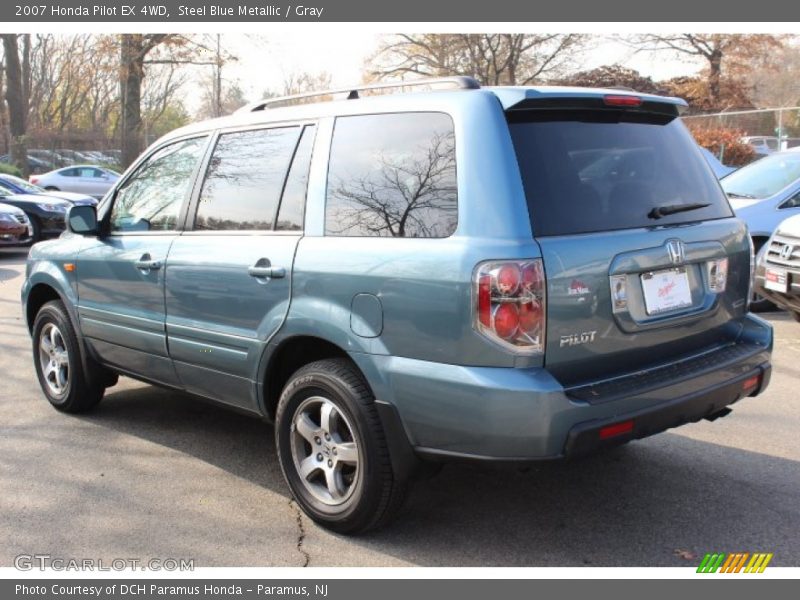 Steel Blue Metallic / Gray 2007 Honda Pilot EX 4WD