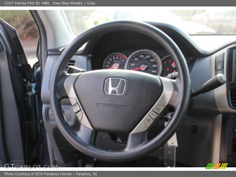 Steel Blue Metallic / Gray 2007 Honda Pilot EX 4WD
