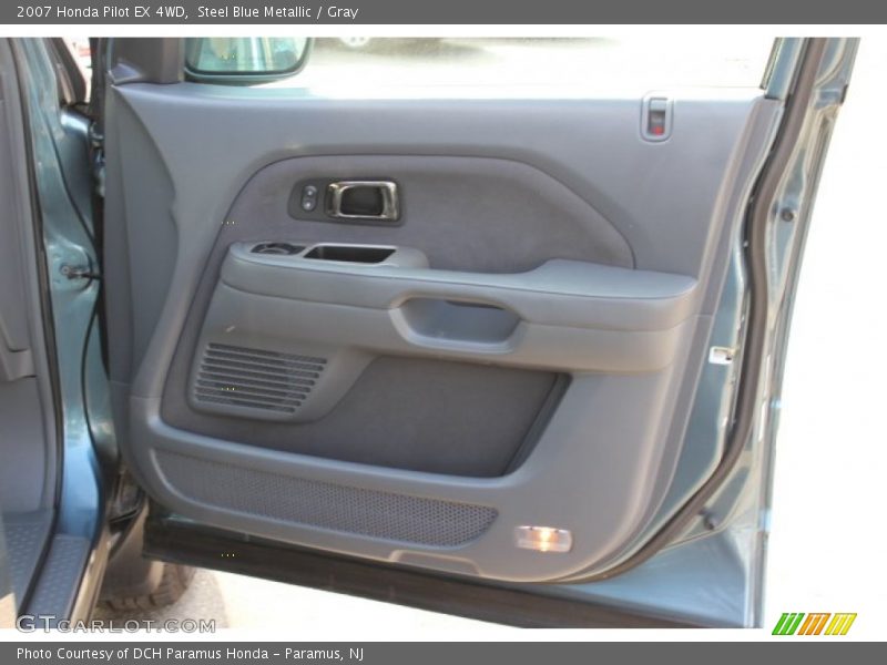 Steel Blue Metallic / Gray 2007 Honda Pilot EX 4WD
