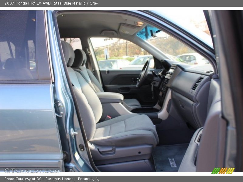 Steel Blue Metallic / Gray 2007 Honda Pilot EX 4WD