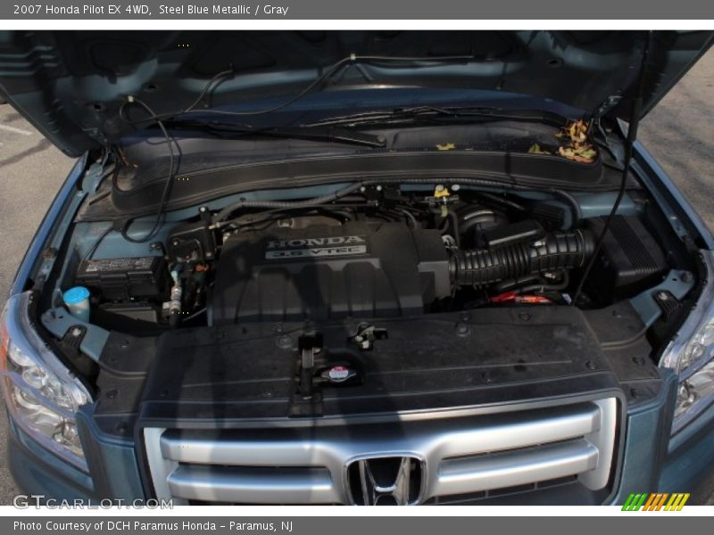 Steel Blue Metallic / Gray 2007 Honda Pilot EX 4WD
