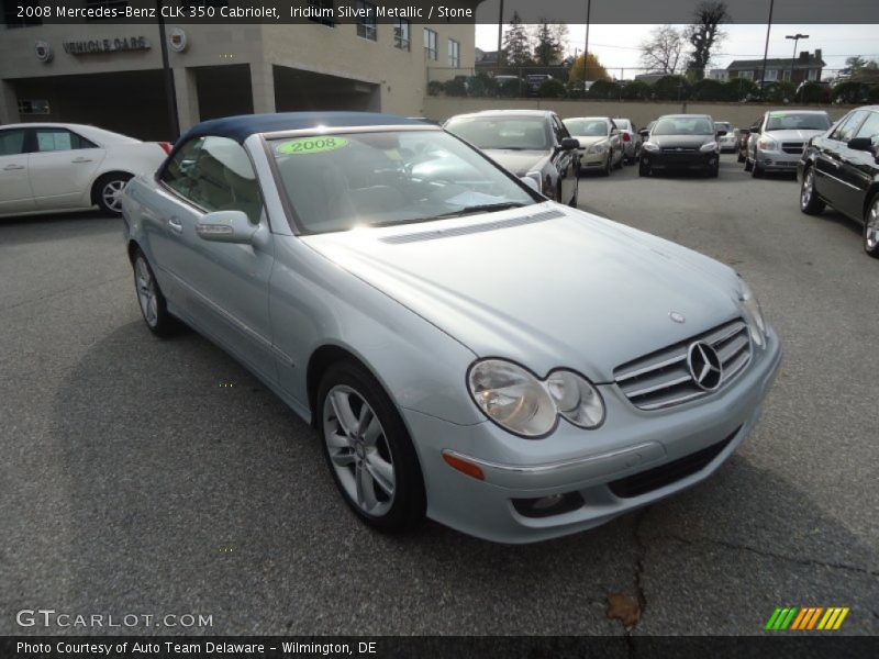 Iridium Silver Metallic / Stone 2008 Mercedes-Benz CLK 350 Cabriolet
