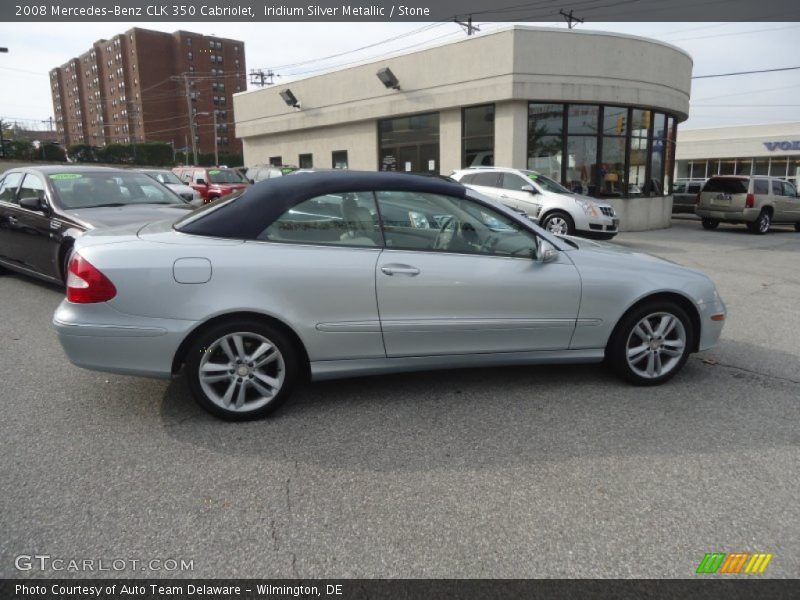 Iridium Silver Metallic / Stone 2008 Mercedes-Benz CLK 350 Cabriolet