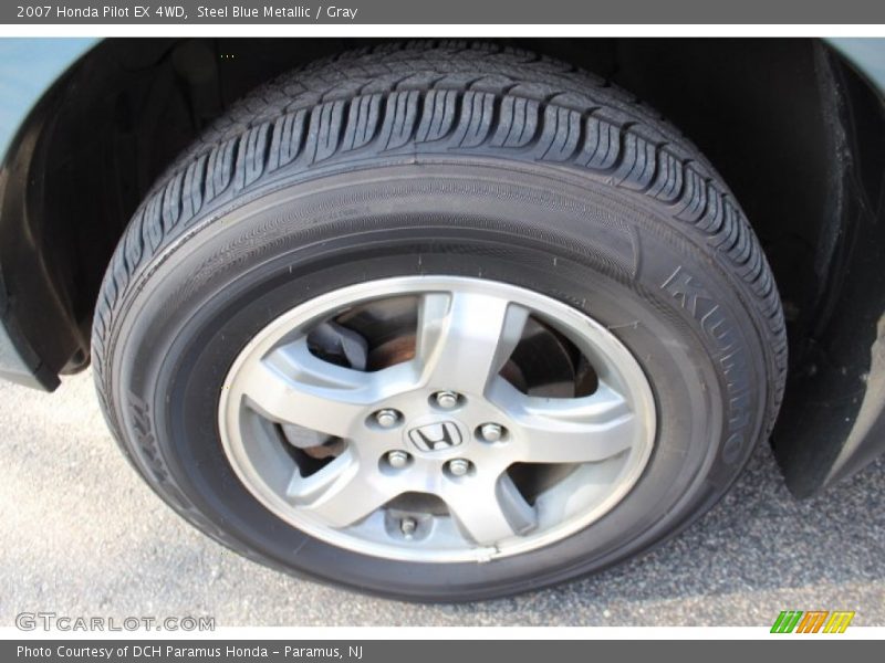 Steel Blue Metallic / Gray 2007 Honda Pilot EX 4WD