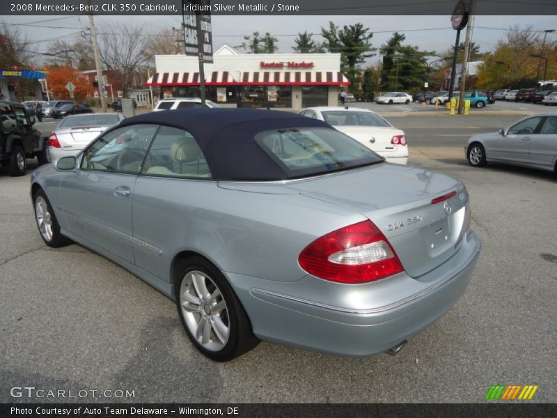 Iridium Silver Metallic / Stone 2008 Mercedes-Benz CLK 350 Cabriolet