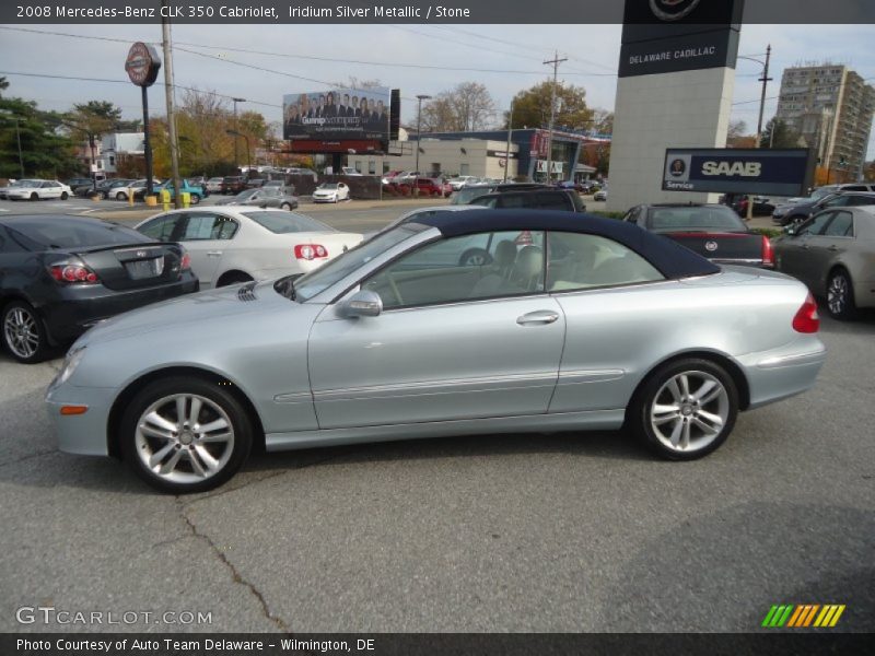 Iridium Silver Metallic / Stone 2008 Mercedes-Benz CLK 350 Cabriolet