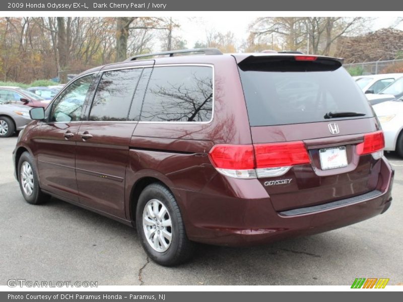 Dark Cherry Pearl / Ivory 2009 Honda Odyssey EX-L
