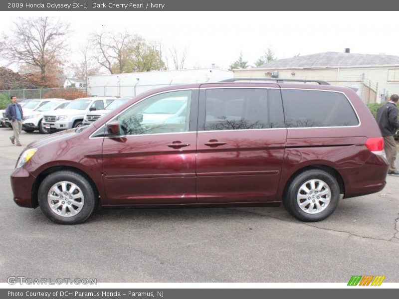 Dark Cherry Pearl / Ivory 2009 Honda Odyssey EX-L