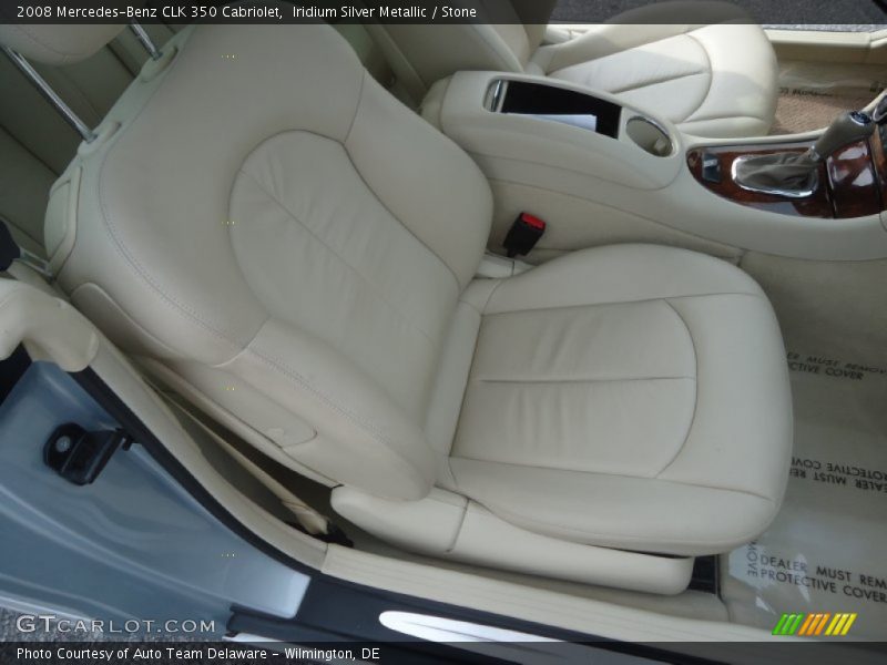 Iridium Silver Metallic / Stone 2008 Mercedes-Benz CLK 350 Cabriolet