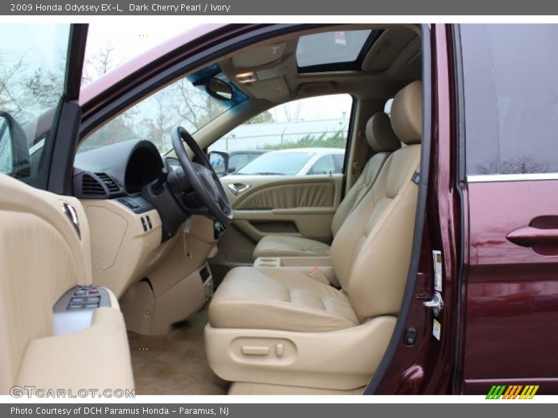 Dark Cherry Pearl / Ivory 2009 Honda Odyssey EX-L