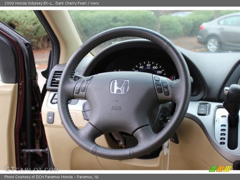 Dark Cherry Pearl / Ivory 2009 Honda Odyssey EX-L