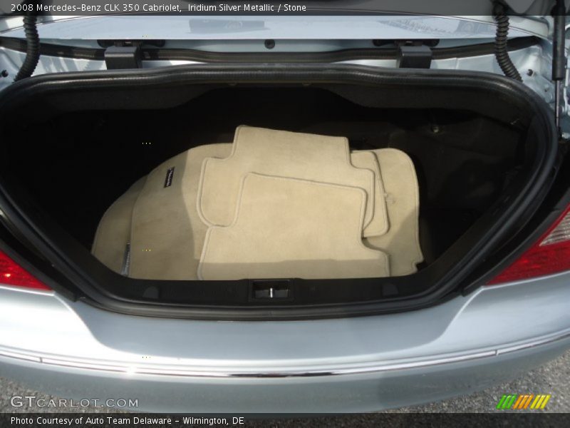 Iridium Silver Metallic / Stone 2008 Mercedes-Benz CLK 350 Cabriolet