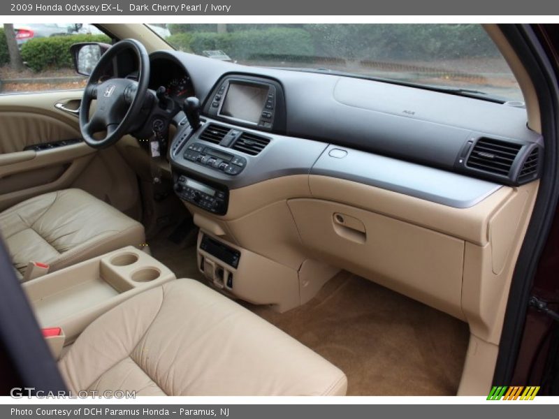 Dark Cherry Pearl / Ivory 2009 Honda Odyssey EX-L