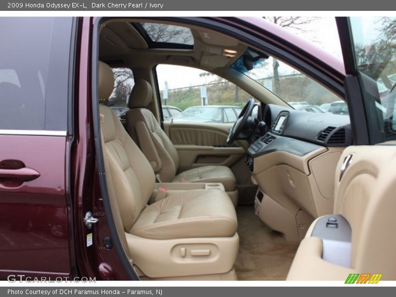 Dark Cherry Pearl / Ivory 2009 Honda Odyssey EX-L