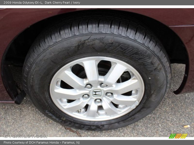 Dark Cherry Pearl / Ivory 2009 Honda Odyssey EX-L