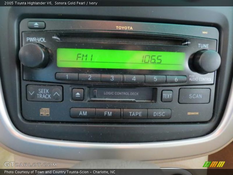 Sonora Gold Pearl / Ivory 2005 Toyota Highlander V6