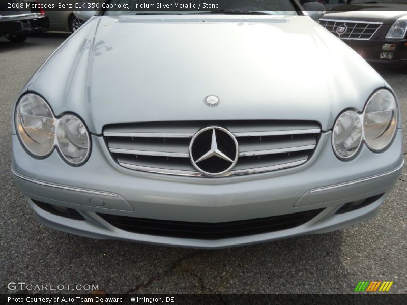 Iridium Silver Metallic / Stone 2008 Mercedes-Benz CLK 350 Cabriolet