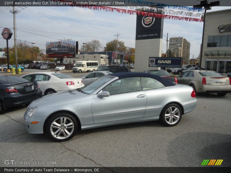 Iridium Silver Metallic / Stone 2008 Mercedes-Benz CLK 350 Cabriolet