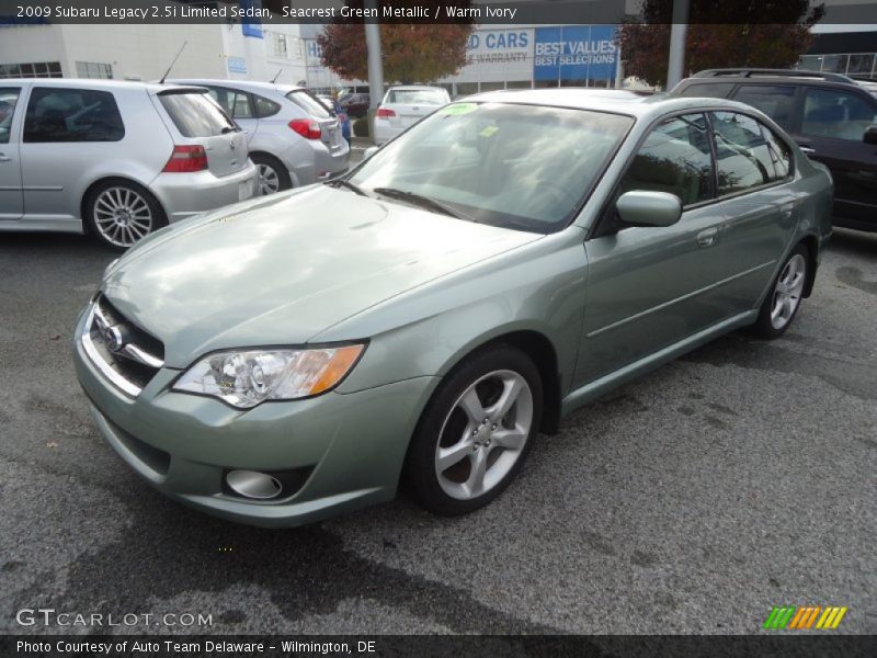 Seacrest Green Metallic / Warm Ivory 2009 Subaru Legacy 2.5i Limited Sedan