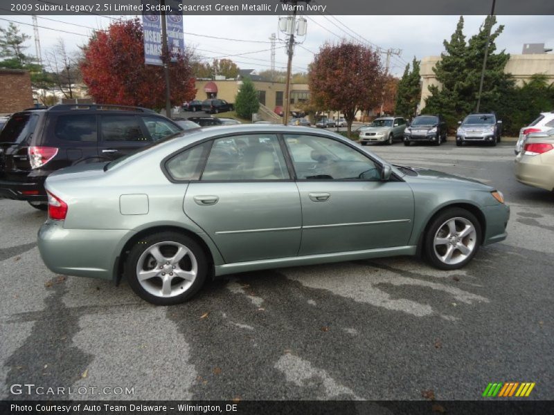 Seacrest Green Metallic / Warm Ivory 2009 Subaru Legacy 2.5i Limited Sedan