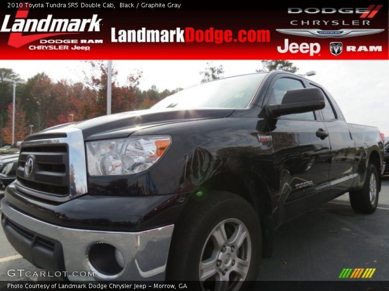 Black / Graphite Gray 2010 Toyota Tundra SR5 Double Cab