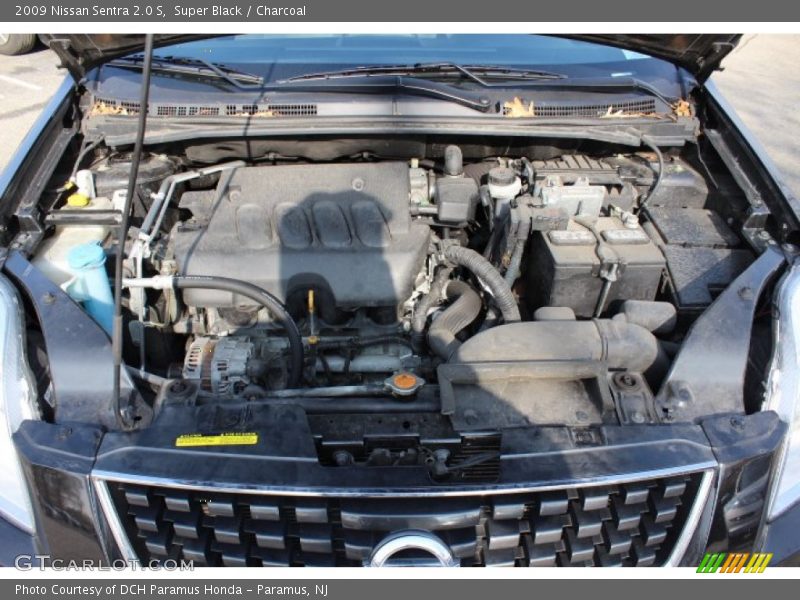 Super Black / Charcoal 2009 Nissan Sentra 2.0 S