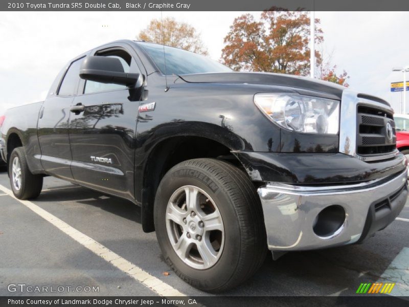 Black / Graphite Gray 2010 Toyota Tundra SR5 Double Cab