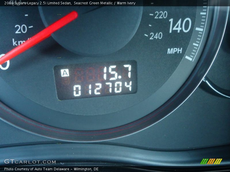 Seacrest Green Metallic / Warm Ivory 2009 Subaru Legacy 2.5i Limited Sedan