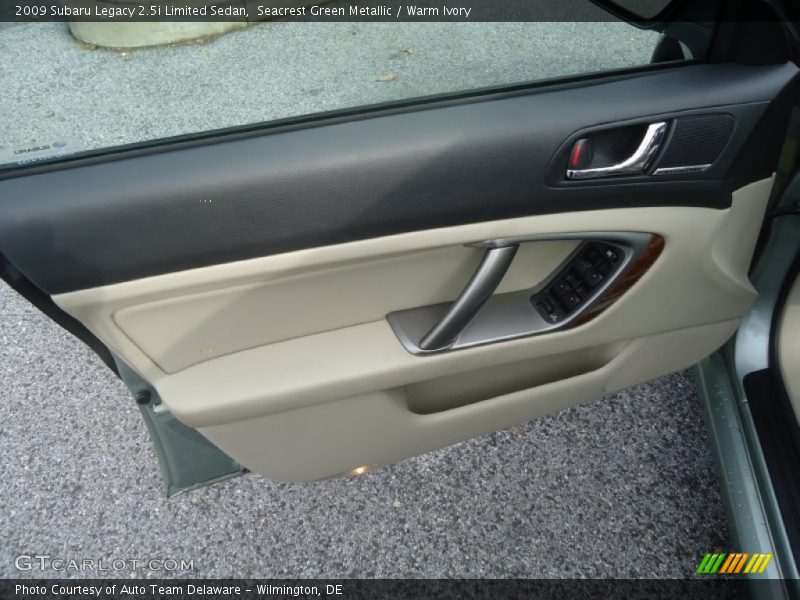 Seacrest Green Metallic / Warm Ivory 2009 Subaru Legacy 2.5i Limited Sedan