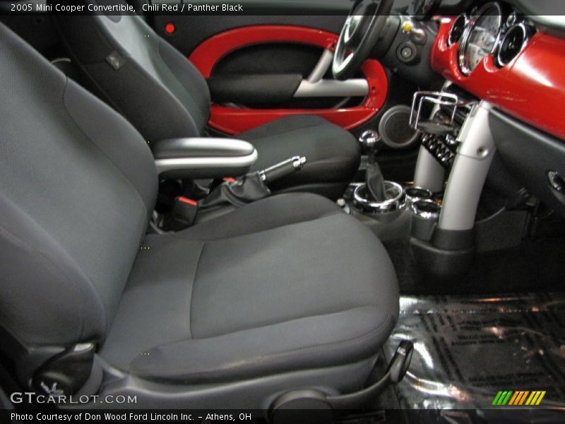 Chili Red / Panther Black 2005 Mini Cooper Convertible