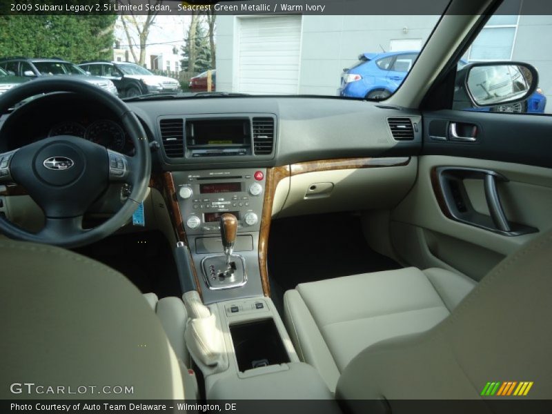 Seacrest Green Metallic / Warm Ivory 2009 Subaru Legacy 2.5i Limited Sedan