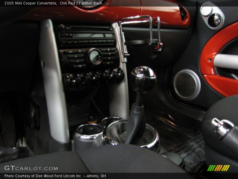 Chili Red / Panther Black 2005 Mini Cooper Convertible