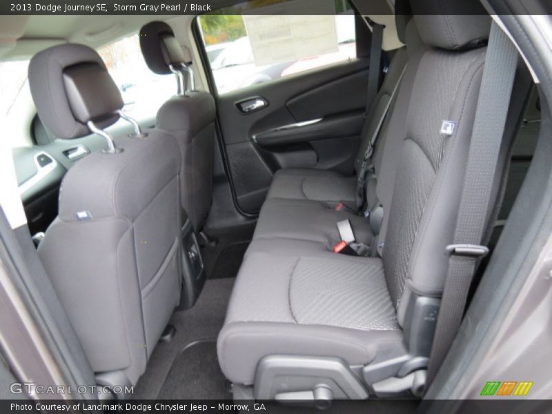 Storm Gray Pearl / Black 2013 Dodge Journey SE