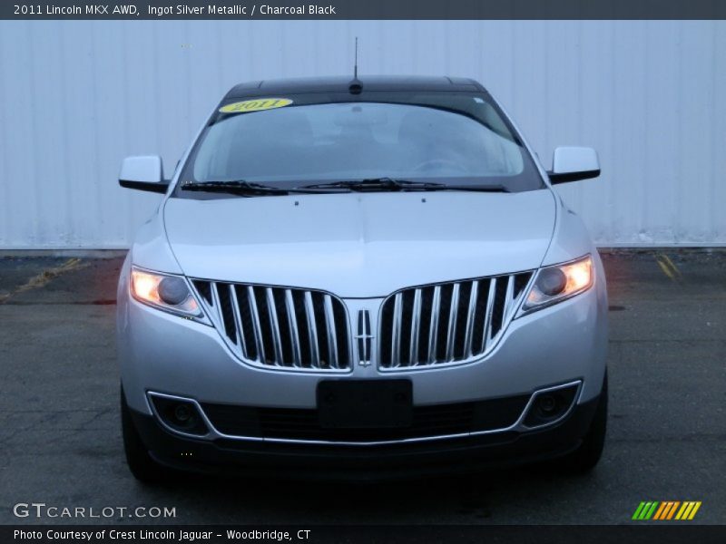 Ingot Silver Metallic / Charcoal Black 2011 Lincoln MKX AWD