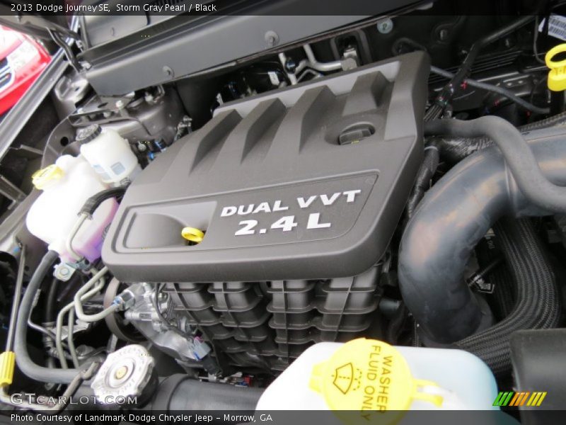 Storm Gray Pearl / Black 2013 Dodge Journey SE
