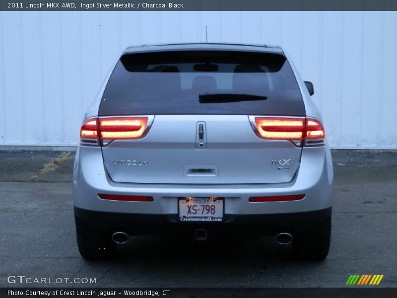 Ingot Silver Metallic / Charcoal Black 2011 Lincoln MKX AWD