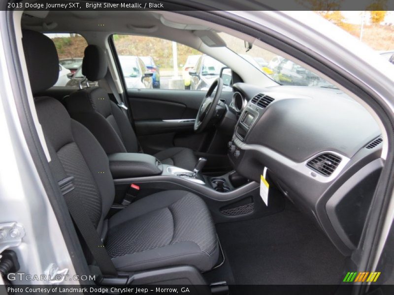 Bright Silver Metallic / Black 2013 Dodge Journey SXT