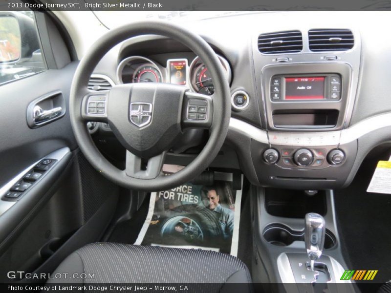 Bright Silver Metallic / Black 2013 Dodge Journey SXT