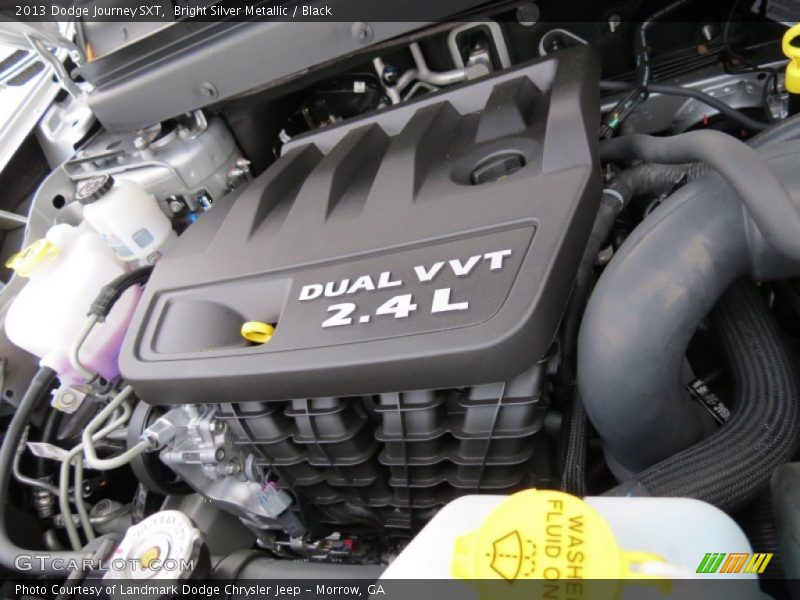 Bright Silver Metallic / Black 2013 Dodge Journey SXT
