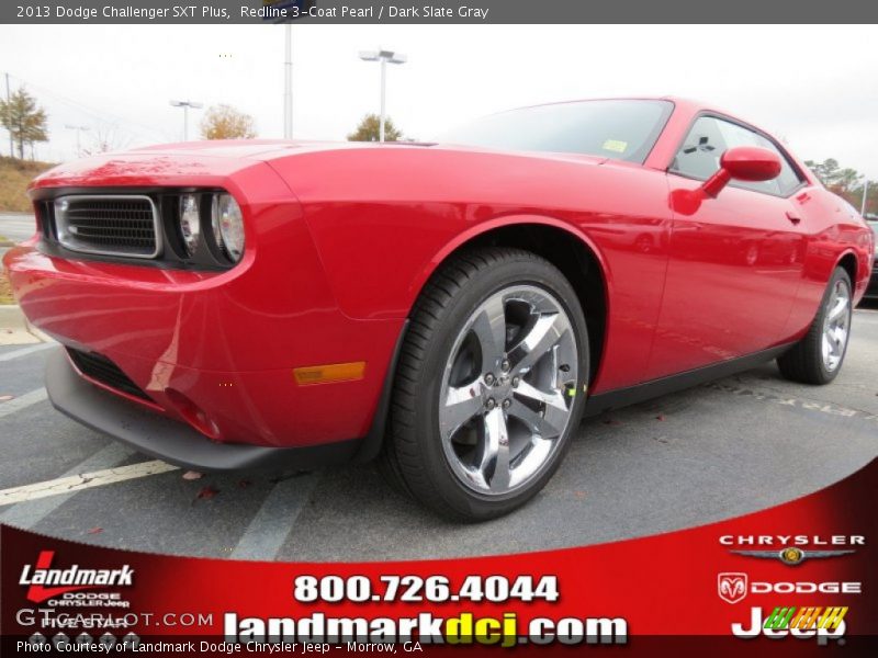 Redline 3-Coat Pearl / Dark Slate Gray 2013 Dodge Challenger SXT Plus