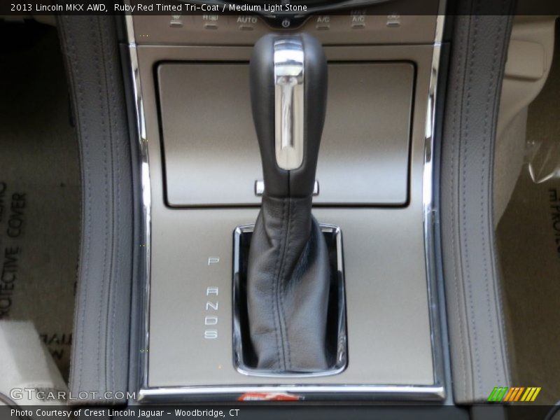 Ruby Red Tinted Tri-Coat / Medium Light Stone 2013 Lincoln MKX AWD